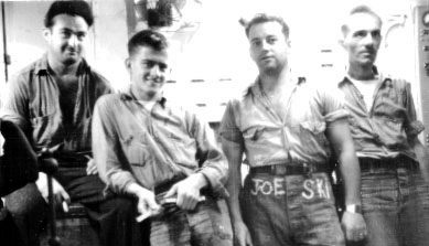 Black gang.<br>(L&rarr;R) [unknown], [unknown], J. Godziszewski, [unknown].