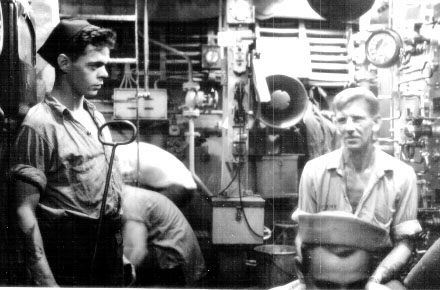 Black gang.<br>(L&rarr;R) W. Allinger, F. Eames.