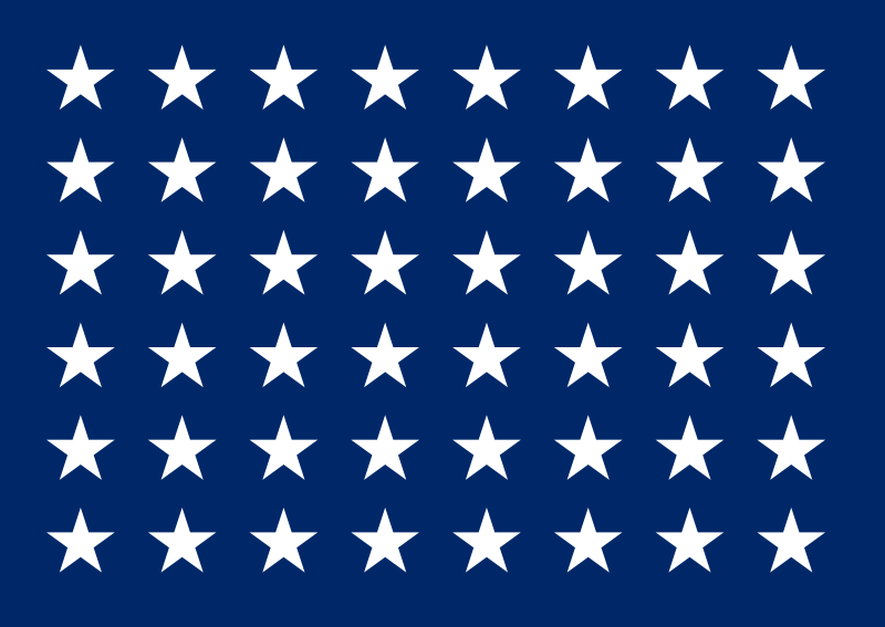48-star U.S. naval jack 48-star U.S. naval jack